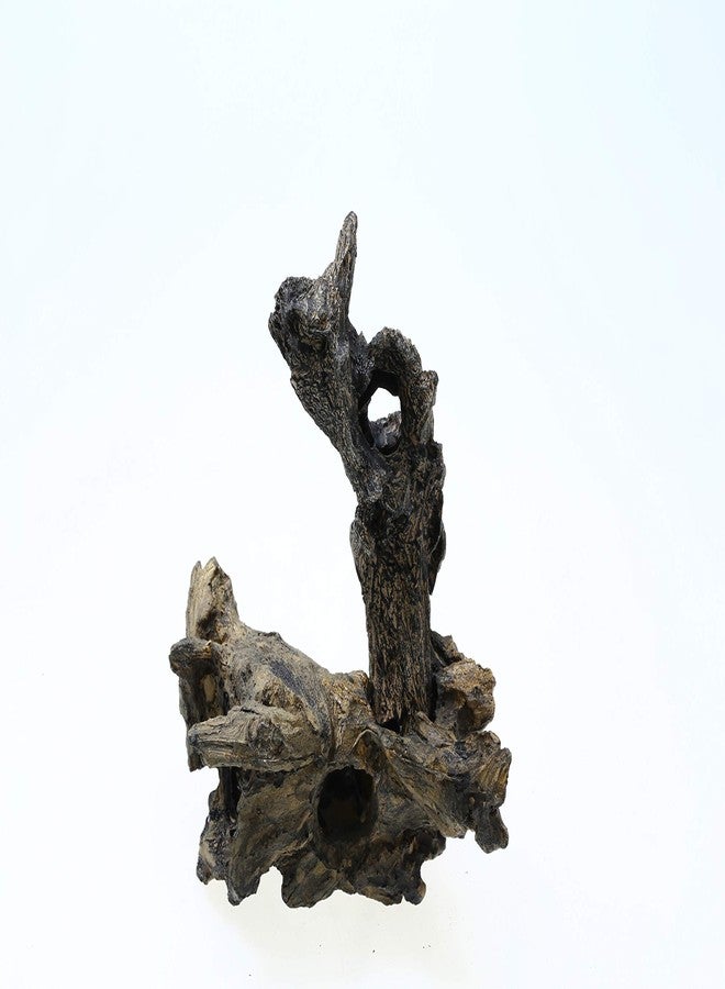 corisrx Aquarium Malaysian Driftwood Imitation Ornament Small - Tree Trunk Long Decor Fish Tank Wood (S+L Set) - Image 3